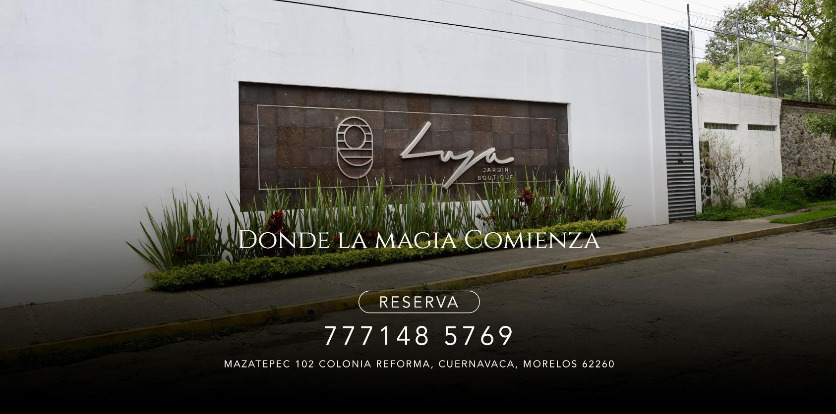 Fachada de Luja Jardín Boutique en Cuernavaca